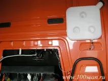 Установка автономного обігрівача Airtronic D2 на автомобілі MAN TGA 18430 airtronic