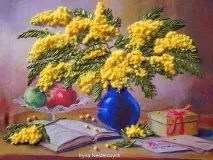 Вишивка стрічками Ірини Нестерович, Затишок та тепло мого будинку вишивка