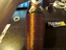 Майстер-клас із прикраси весільних пляшок пляшок