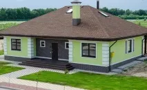 Колір фасаду будинку та даху відтінки, вибрати колір