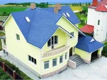 Колір фасаду будинку та даху відтінки, вибрати колір