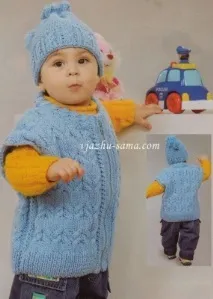 Дитячий жилет на блискавці дитячий
