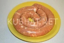 Домашня куряча ковбаса ковбаса