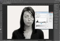 Ефектний портрет Перетворюємо модель на статую, Photoshop поради модель