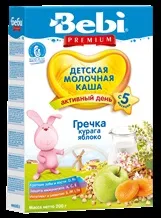 Гречана каша дитяча Bebi Premium дитяче харчування з 4 місяців дитяча
