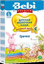 Гречана каша дитяча Bebi Premium дитяче харчування з 4 місяців дитяча