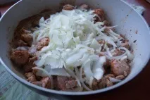 Гуляш з яблуком - покроковий рецепт з фото на яблуком