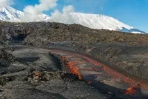 Виверження вулкана Толбачик на Камчатці вулкана