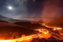 Виверження вулкана Толбачик на Камчатці толбачик