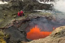 Виверження вулкана Толбачик на Камчатці вулкана