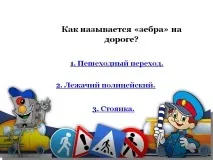 Як називається "зебра" на дорозі - Презентація 223443-9 презентація