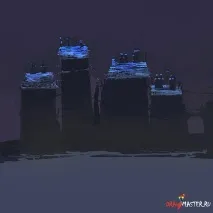 Як намалювати Пристань намалював