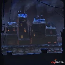 Як намалювати Пристань пристань