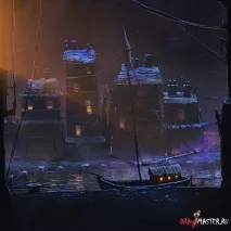 Як намалювати Пристань пристань