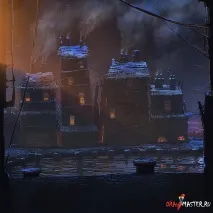 Як намалювати Пристань пристань