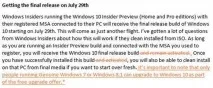 Як отримати Windows 10 безкоштовно windows