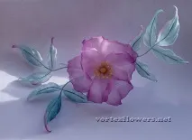 Як зробити листя для троянди в японській техніці цвітіння (xflowers) Розсилка зробити