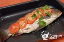 Короп, запечений з цибулею-пореєм та грибами - покроковий рецепт з фото на Готуємо вдома цибулею-пореєм