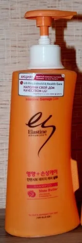 Корейські помічники з догляду за волоссям LG Elastine Intensive Damage Care відгуки волоссям