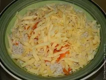 Курячий салат у кульках. курячий