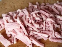 Лазання з шинкою та грибами шинкою