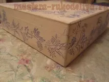 Майстер-клас з декупажу на дереві Шкатулка - 1000 дрібниць дереві