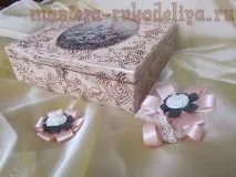 Майстер-клас з декупажу на дереві Шкатулка - 1000 дрібниць 1000