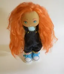 Майстер-клас з кріплення кучерів козочки на лялечці – Ярмарок Майстрів кучерів