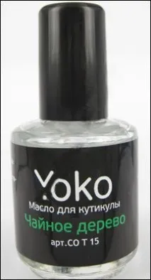 Олія для кутикули Yoko Чайне Дерево 15мл дерево