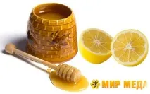 Мед та лимон для лікування шкіри лікування