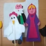 Настільний чи пальчиковий театр Курочка Ряба ряба