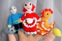 Настільний чи пальчиковий театр Курочка Ряба курочка