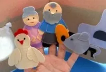 Настільний чи пальчиковий театр Курочка Ряба пальчиковий
