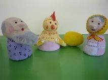 Настільний чи пальчиковий театр Курочка Ряба пальчиковий