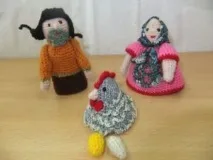 Настільний чи пальчиковий театр Курочка Ряба пальчиковий