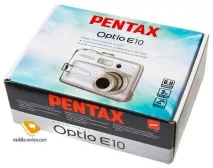Огляд цифрової камери Pentax Optio E10 камери