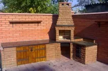 Пекти барбекюшниця з цегли своїми рукамикреслення, фото барбекюшниця