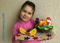 Великодня композиція своїми руками, Активна мама композиція
