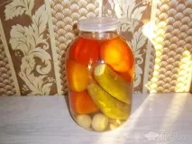 Рецепт Асорті з овочів на зиму, мариноване зиму
