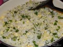 Рецепт Рис з яйцем та креветками, по-тайськи яйцем