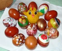 Розпис яєць воском, відеоурок воском