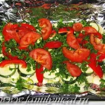 Рецепт з фото Овочеве рагу у фользі рагу
