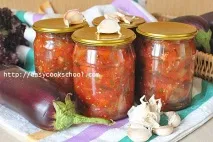 Салат Бакат з баклажанів на зиму, Легкі рецепти салат