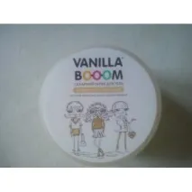 Скраб для тіла цукровий Vanilla Booom Вершкове печиво - «Помічник при боротьбі з гусячою шкірою - vanilla