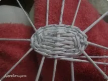 Сонечко для дитячого садка - Плетіння з газетних трубочок - Вироби з паперу - Каталог статей плетіння