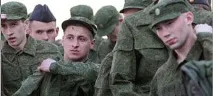 Терміновиків можуть відправляти на війну після чотирьох місяців служби. терміновиків