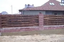 Будівництво паркану з безсіра фото і відео безсіра