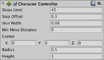 Unity - Посібник Character Controller Character
