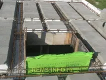 Влаштування міжповерхового перекриття будинку з газобетонних блоків перекриття