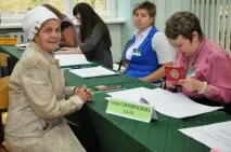 Вибори в селищі Шудаяг. було